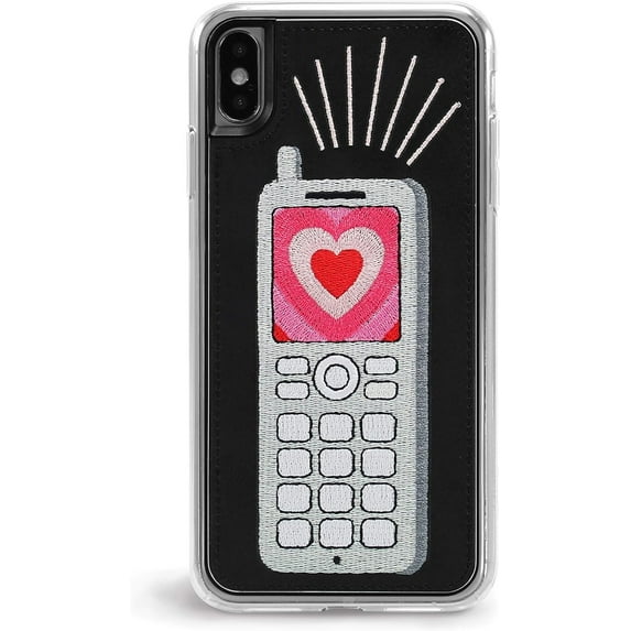 Zero Gravity Compatible with iPhone Xs Max Feature Phone Case - Embroidered Design - Drop Tested, 360 Protection
