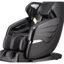 Zero Gravity Full Body Massage Recliner With Sl Track, Foot Roller, Airbag In Black Reclining Lounge Chair Massage,