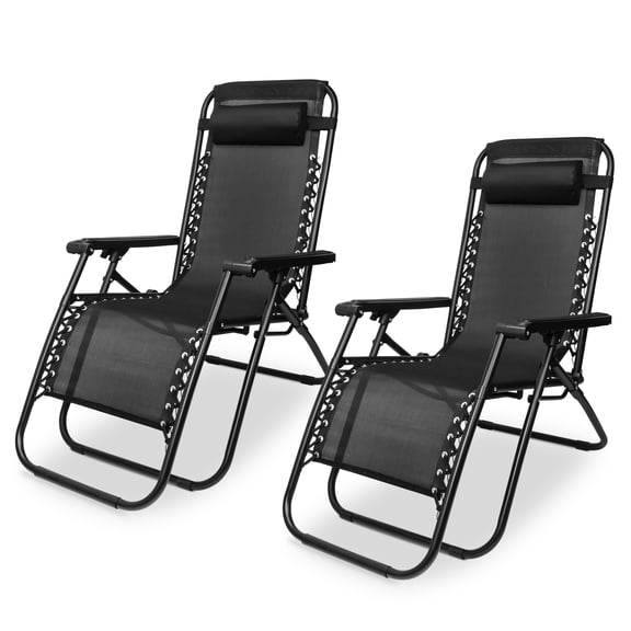 Zero Gravity Lounge Chair - Adjustable Steel Mesh Design, Portable Structure Adjustable Folding Leisure Chair With Headrests Suitable for Outdoor Terraces Swimming Pools Camping Lawns