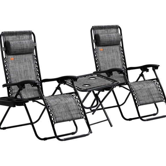 Zero Gravity Lounge Chairs/Outdoor Lounging/Pressure - relieving Bungee Suspension