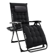 Zero Gravity Reclining Lounge Chair with Cushion & Cup Holder