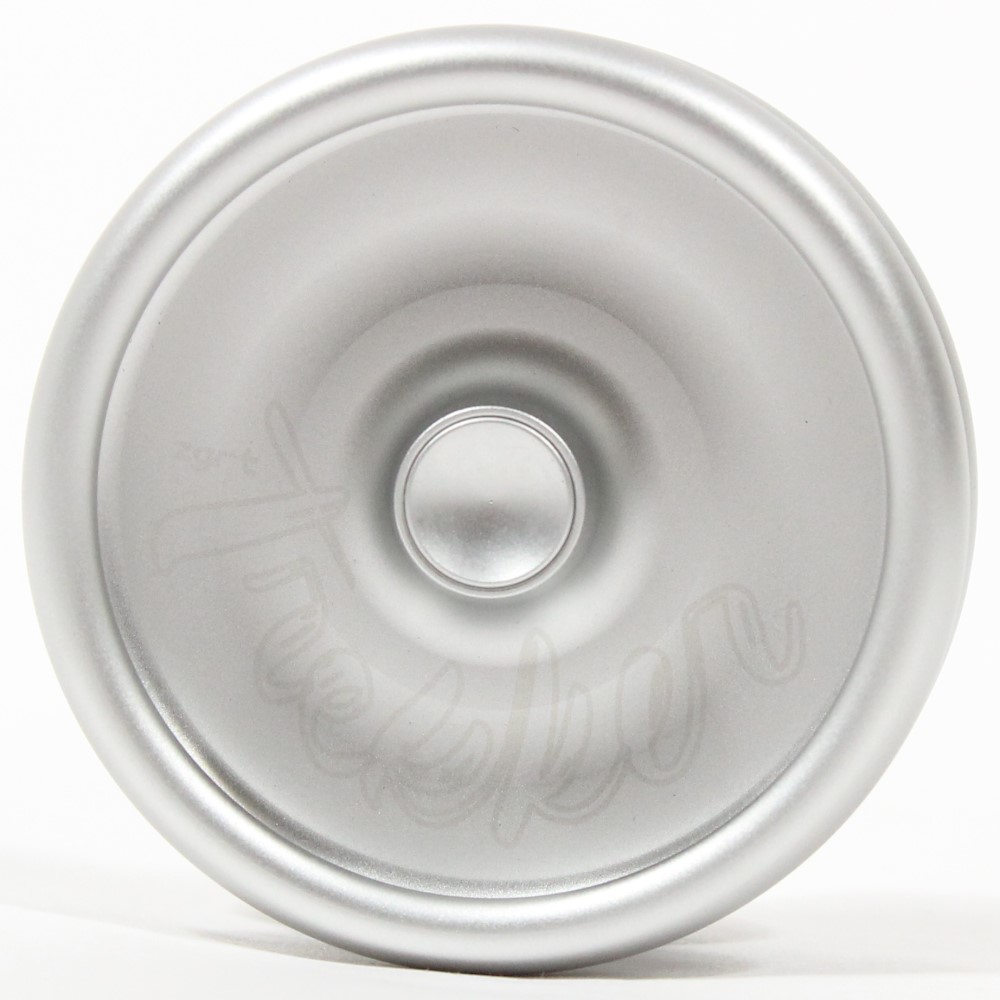 Zero Gravity Trekker Yo-Yo - 7075 Aluminum - Slim Line YoYo (Clear with Silver XT Cap)