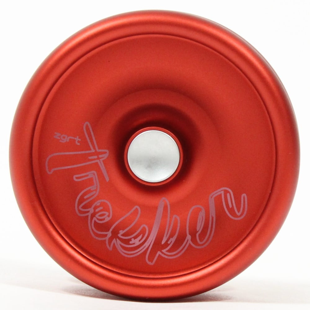 Zero Gravity Trekker Yo-Yo - 7075 Aluminum - Slim Line YoYo (Red with Silver XT Cap)