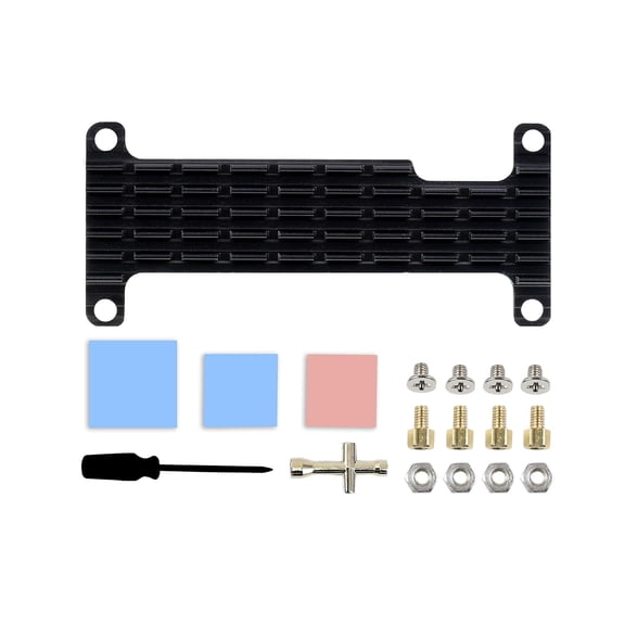 Zero Heatsink, Aluminum Heatsink for Zero 2 W/Pi Zero 2 WH/ Zero/Pi Zero W/Pi Zero WH