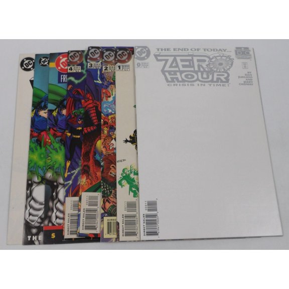 Zero Hour #0 & 1-4 VF/NM complete series + preview + sampler + ashcan ; DC (AC15)