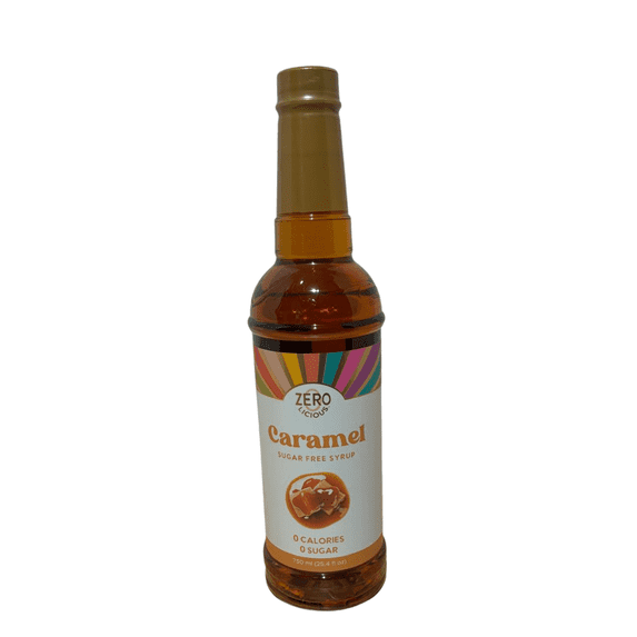Zero Licious Caramel Sugar Free Syrup 25.4 fl oz (750 ml) – 0 Calories
