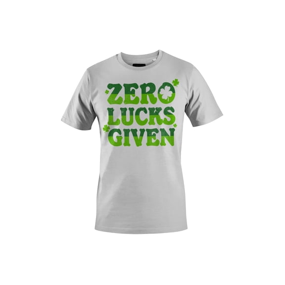 Zero Lucks Given Funny St. Patricks Day Shamrock Design Women's T-shirt