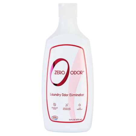 Zero Odor Laundry Odor Eliminator, Laundry Deodorizer and Scent Booster Additive, 16 fl oz