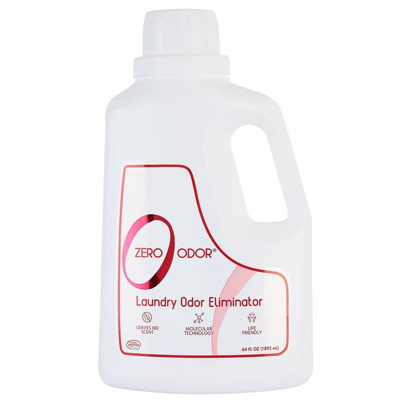 Zero Odor Laundry Odor Eliminator, Laundry Deodorizer and Scent Booster Additive, 64 fl oz