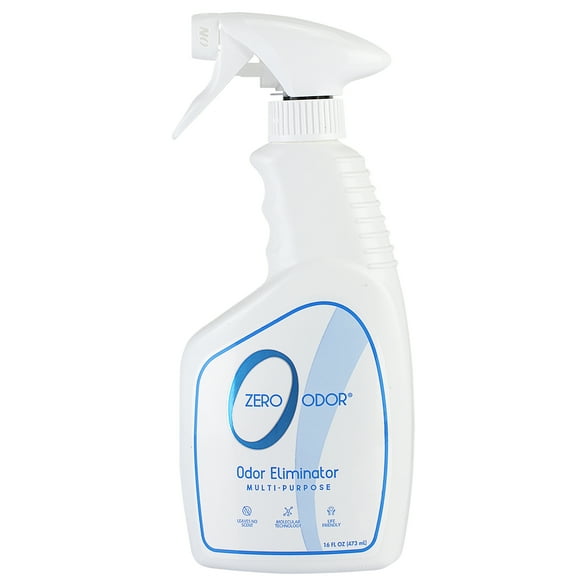Zero Odor Molecular Odor Eliminator Spray Multi-Purpose Air & Surface Deodorizer Smell Remover 16 oz