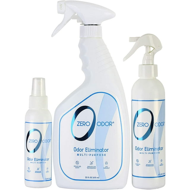 Zero Odor 3Pack Home Air & Surface Deodorizer, Neutralizer Smell