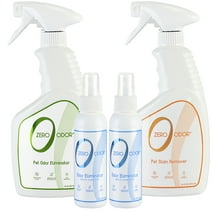 Zero Odor Pet Odor Eliminator Spray and Stain Remover Kit Smell Remover Deodorizer