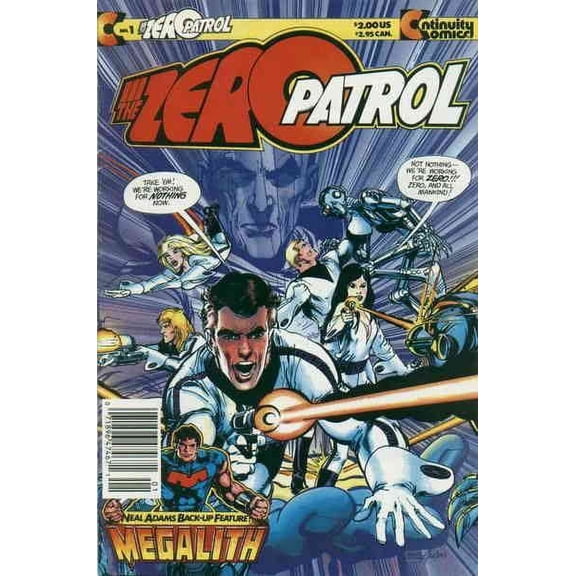Zero Patrol (2nd Series) #1 (Newsstand) VF ; Continuity Comic Book