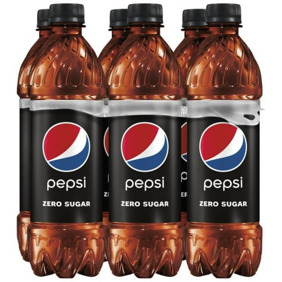 Zero Pepsi 16.9 oz Bottles, Quantity of 12