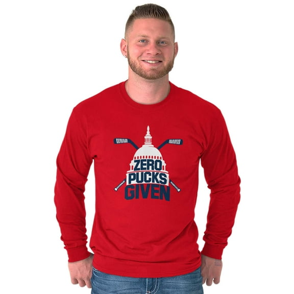 Zero Pucks Given Ice Hockey Sports Long Sleeve TShirt Men Women Brisco Brands L