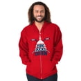 thumbnail image 1 of Zero Pucks Given Ice Hockey Sports Zip Up Hoodie Men's Women's Brisco Brands S, 1 of 6