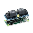thumbnail image 1 of Zero Relay - 2 Channel 5V Relay Board for Raspberry Pi, 1 of 6