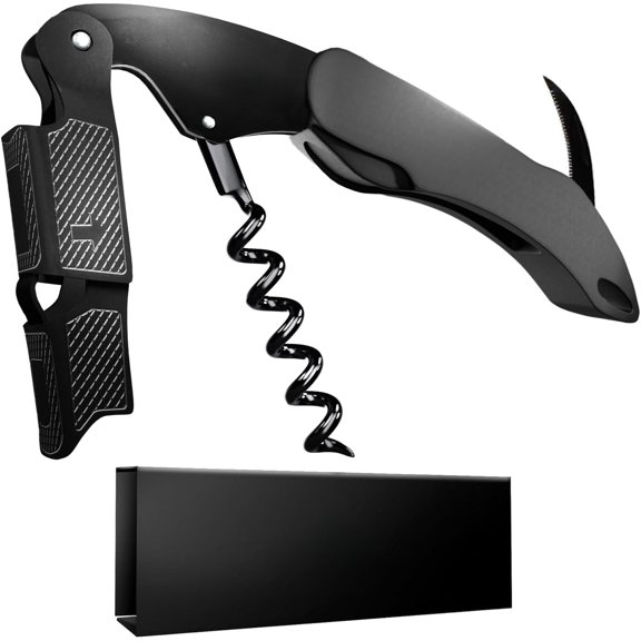 Zero Resistance Corkscrew Silent Wine Bottle Opener Waiters Corkscrew Wine Key