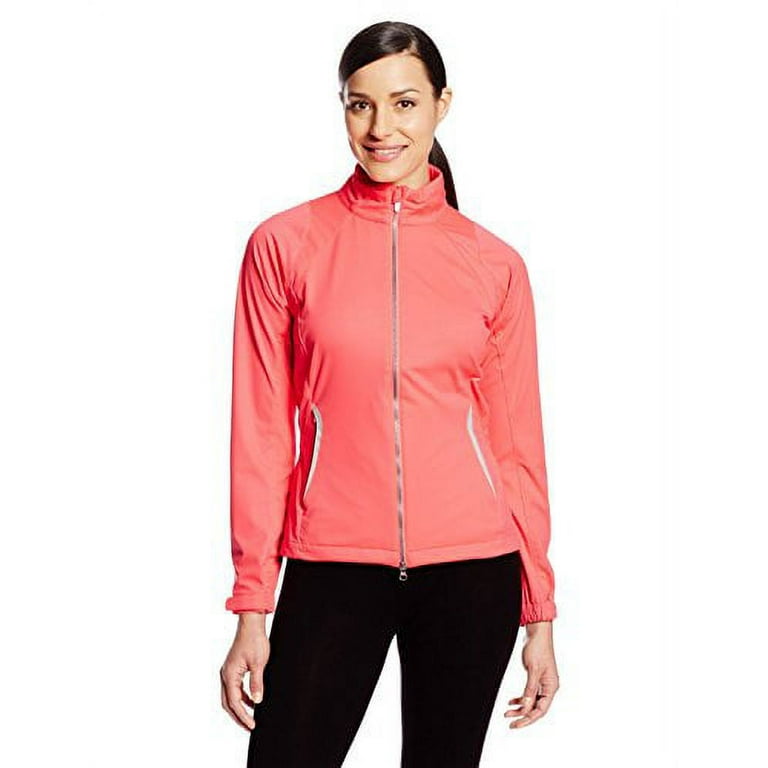 Zero Restriction Women's Rosie Wind Jacket, Small, Coral Reef