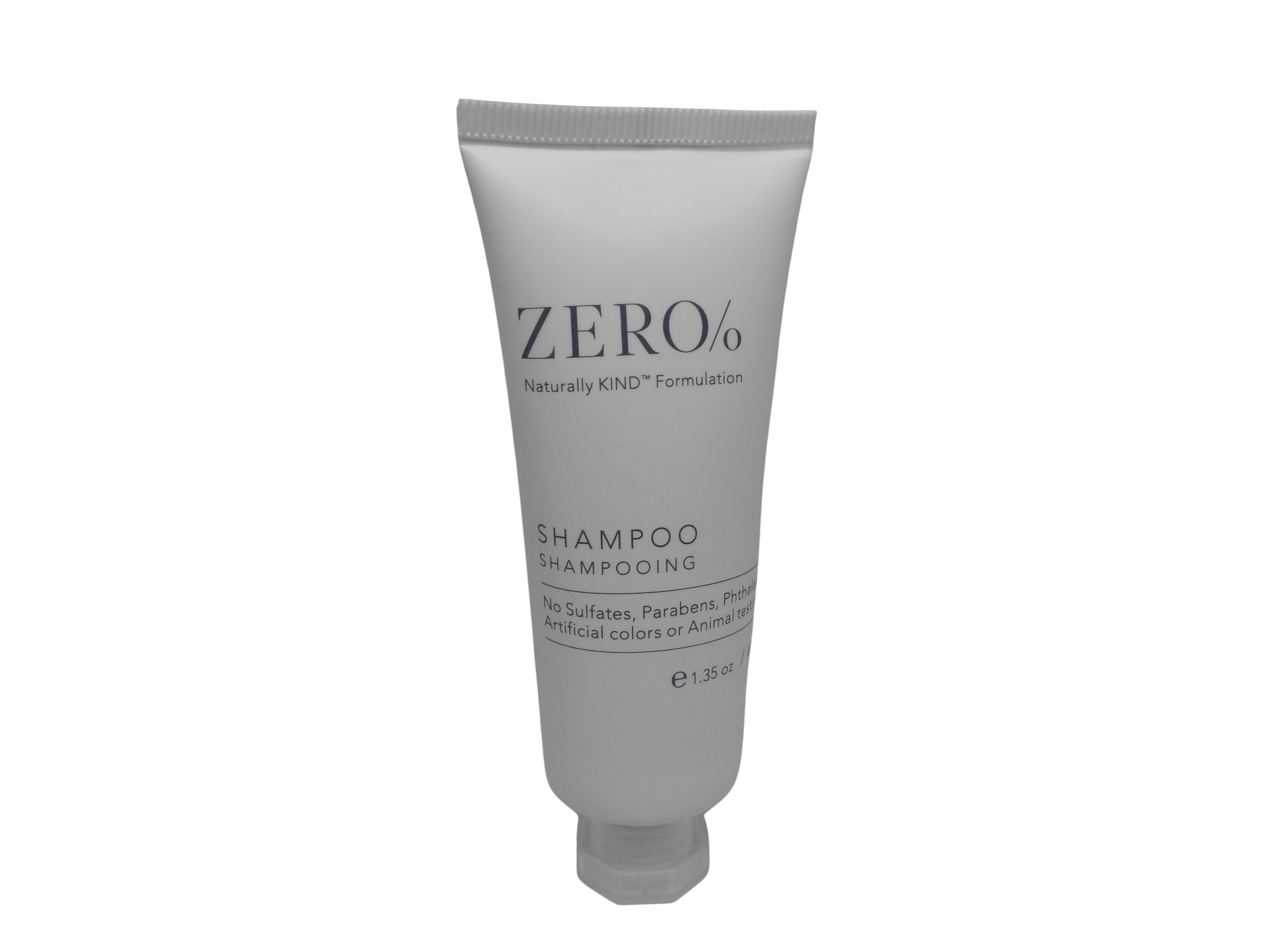Zero% Shampoo Lot of 18 each 1.35oz Bottles Total of 24.3oz