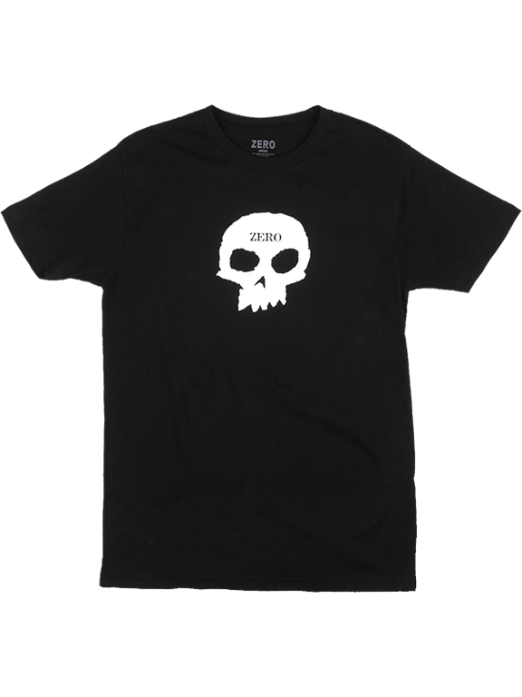 Zero Single Skull Ss S-Blk/Wht