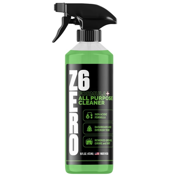 ZER06 All Purpose Cleaner Automotive Interior & Exterior Cleaning Spray for Car Surfaces Removes Dirt, Grease & Grime