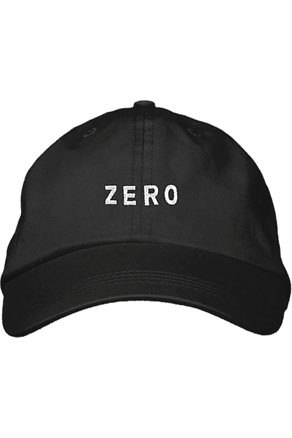 Army Dad Strapback Hat Black White