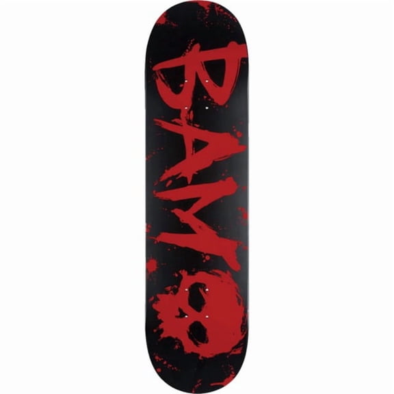 Zero Skateboards Bam Margera Blood Text Skateboard Deck - 8.5" x 32.3" (Deck Only)