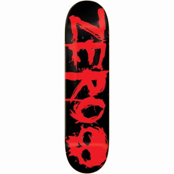 Zero Skateboards Blood Black / Red Skateboard Deck - 7.75" x 31.3" (Deck Only)