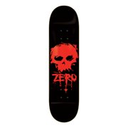 Zero Skateboards Blood Skull Skateboard Deck - 8.5" Black/Red Deck Only