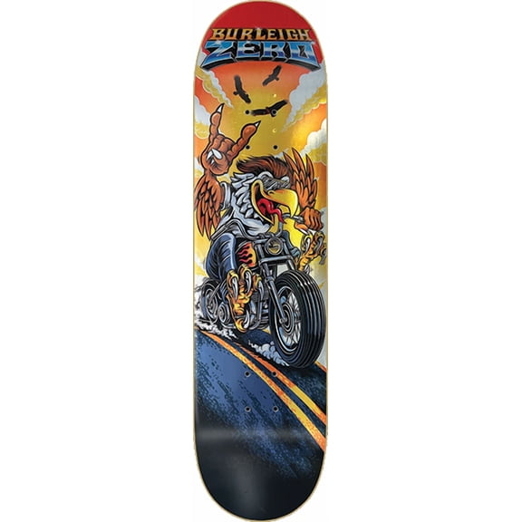 Zero Skateboards Burleigh Rockin' Eagle Original Skateboard Deck - 8.5" (Deck Only)