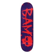 Zero Skateboards Margera Bam Purple Blood Skateboard Deck - 8.0" Purple Blood Deck Only