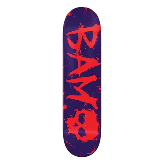 Zero Skateboards Margera Bam Purple Blood Skateboard Deck - 8.0" Purple Blood (Deck Only)