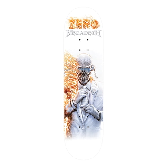Zero Skateboards Megadeth Skateboard Deck - 8.25" (Deck Only)