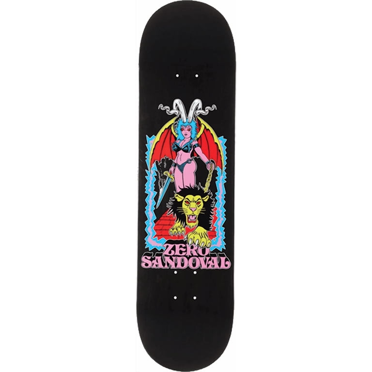 Zero Skateboards Sandoval Lion Queen Original Skateboard Deck