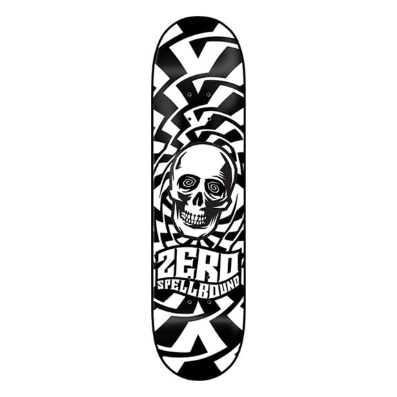 Zero Skateboards Spellbound 30 Year Reissue Skateboard Deck - 8.25" Black/White (Deck Only)