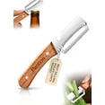 thumbnail image 1 of Zero Snag Wooden Peeler, Zero Flex Peeler Vegetable, Multi-functional Vegetable Peelers for Kitchen, With Wooden Handle,Bottle Opener Kitchen Tool for Fruit Veggie Carrot Potato Pumpkin, 1 of 8