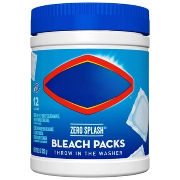 Zero Splash Bleach Packs - 12ct