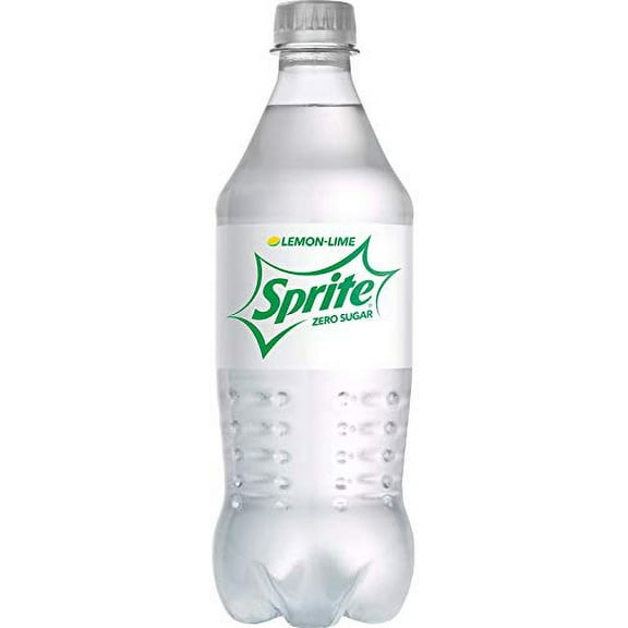 Zero Sprite 20 Oz Soda Bottles (Pack Of 8, Total Of 160 FL OZ)