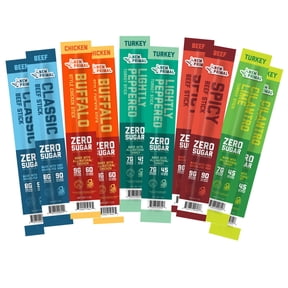 Zero Sugar Meat Stick Sampler, 10 Count
