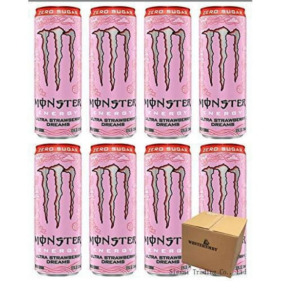 Zero Sugar Ultra Strawberry Dreams Energy Drink, 12 Fl Oz, 8 Cans