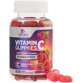 thumbnail image 1 of Zero Sugar Vitamin C Gummies - Immune Support & Antioxidant VitaminC Dietary Supplement - Vegan, Non-GMO, Dairy & Gluten Free C Vitamin Gummy - Raspberry Flavor for Kids & Adults - 60 Count Gummies, 1 of 10