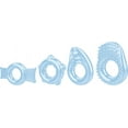thumbnail image 1 of Zero Tolerance Ring a Ding Ding Set of 4 Cock Rings - Blue, 1 of 3