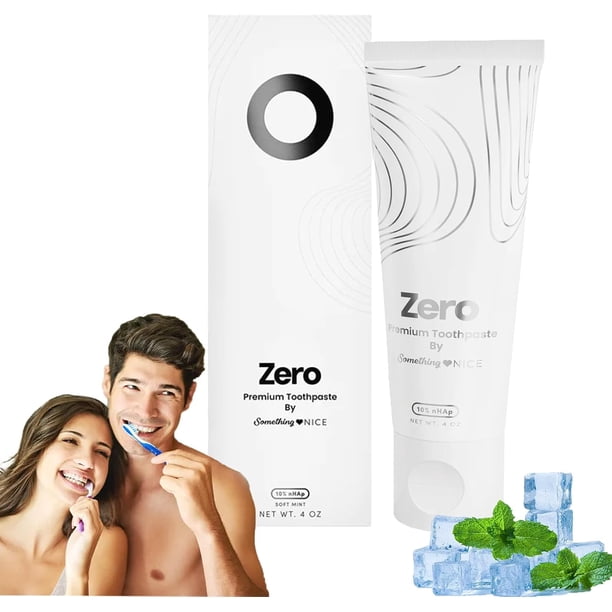 Zero Toothpaste 10% Nano-Hydroxyapatite for Advanced Enamel Protection ...