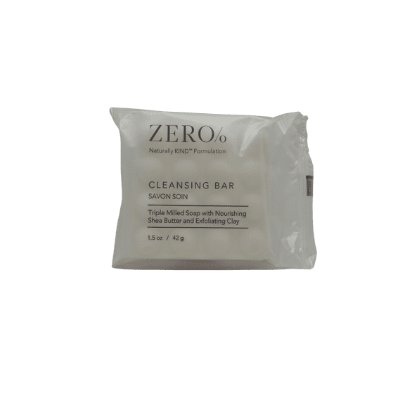 Zero% Triple Milled Exfoliating Clay & Shea Butter Lot of 16 each 1.5oz Soap Bars