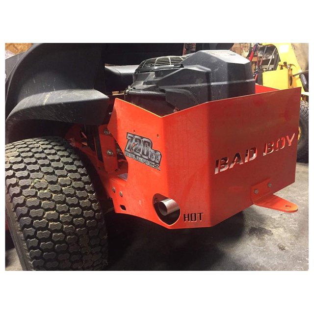 Zero Turn Mower Bolt on Hitch Fits Bad boy MZ, ZT, CZT, (Orange Hitch