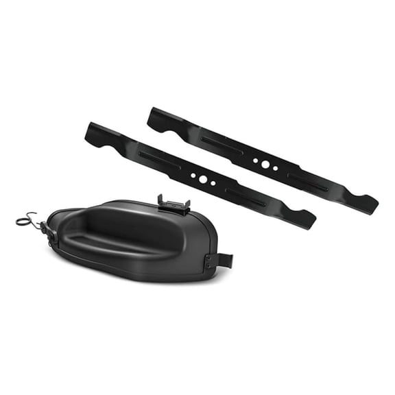 Zero Turn Mower Mulch Kit with Blades and Plug Black 42 Inch