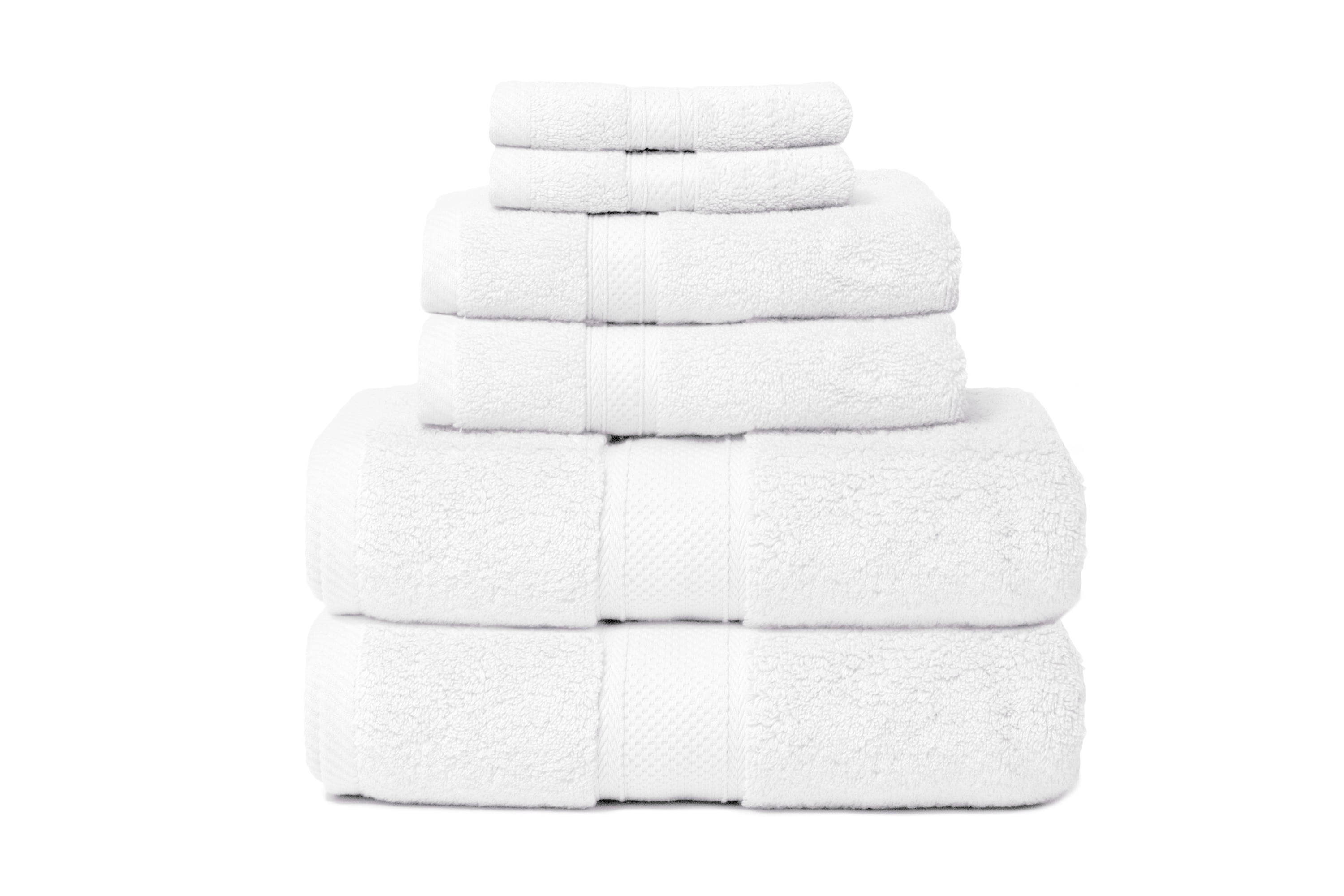  W Hotels Angle Bath Towel Set - 100% Cotton - White