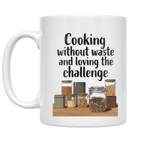 Zero Waste Kitchen Champion - Eco-Friendly Cooking Enthusiast - 11 oz Ceramic Coffee Mug