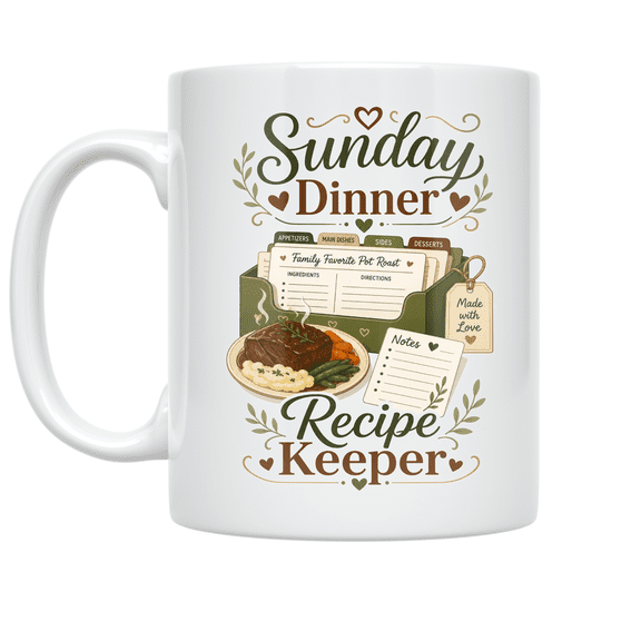 Zero Waste Kitchen Hero Design - Eco-Conscious Cook - 11 oz Ceramic Coffee Mug